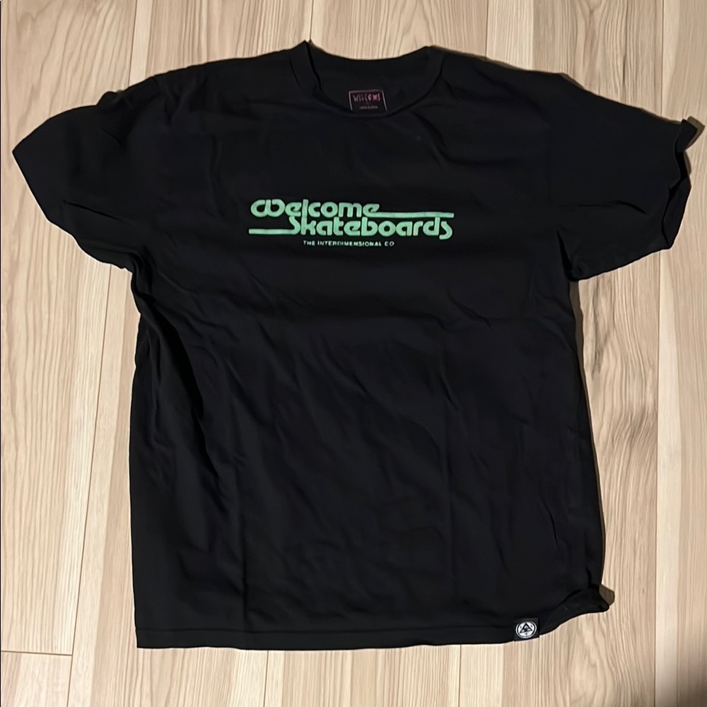 Black Welcome Skateboards T-Shirt